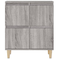 Credenza Grigio Sonoma 60x35x70 cm in Legno Multistrato 821162