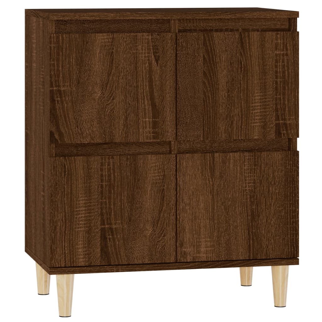 Credenza Rovere Marrone 60x35x70 cm in Legno Multistrato 821163