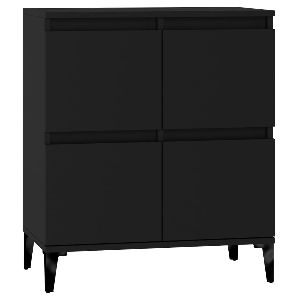 Credenza Nero 60x35x70 cm in Legno Multistratocod mxl 78923