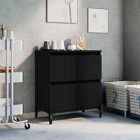 Credenza Nero 60x35x70 cm in Legno Multistratocod mxl 78923