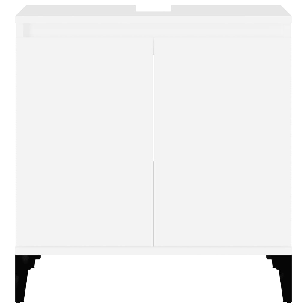 Mobile Lavabo Bianco 58x33x60 cm in Legno Multistrato 821260