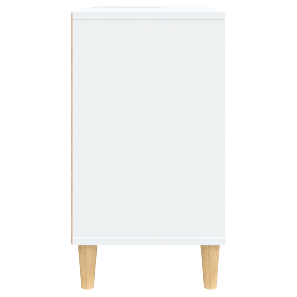 Mobile Lavabo Bianco 80x33x60 cm in Legno Multistrato 821284