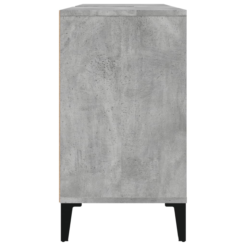 Mobile Lavabo Grigio Cemento 80x33x60 cm in Legno Multistrato 821296