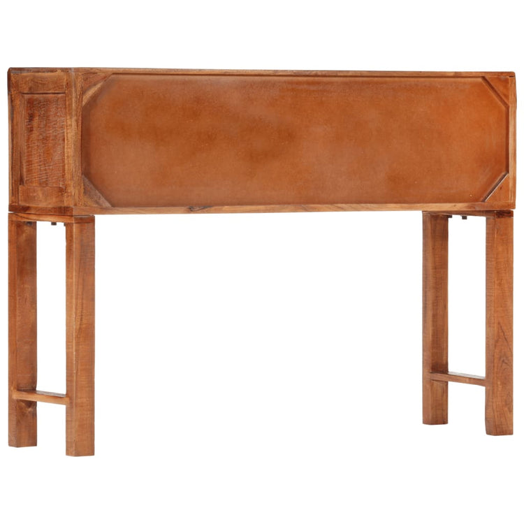 Tavolo Consolle 120x32x80 cm in Legno Massello Grezzo di Acaciacod mxl 102228