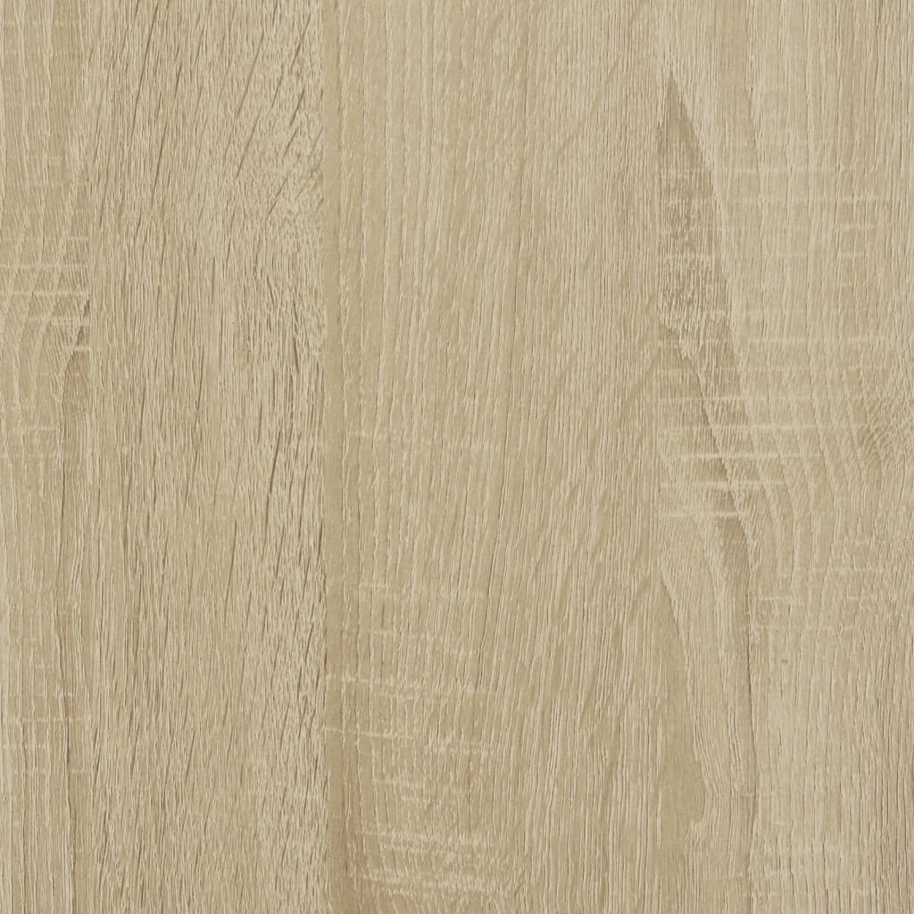 Scrivania Rovere Sonoma 100x50x90 cm Legno Multistrato e Ferro 826700