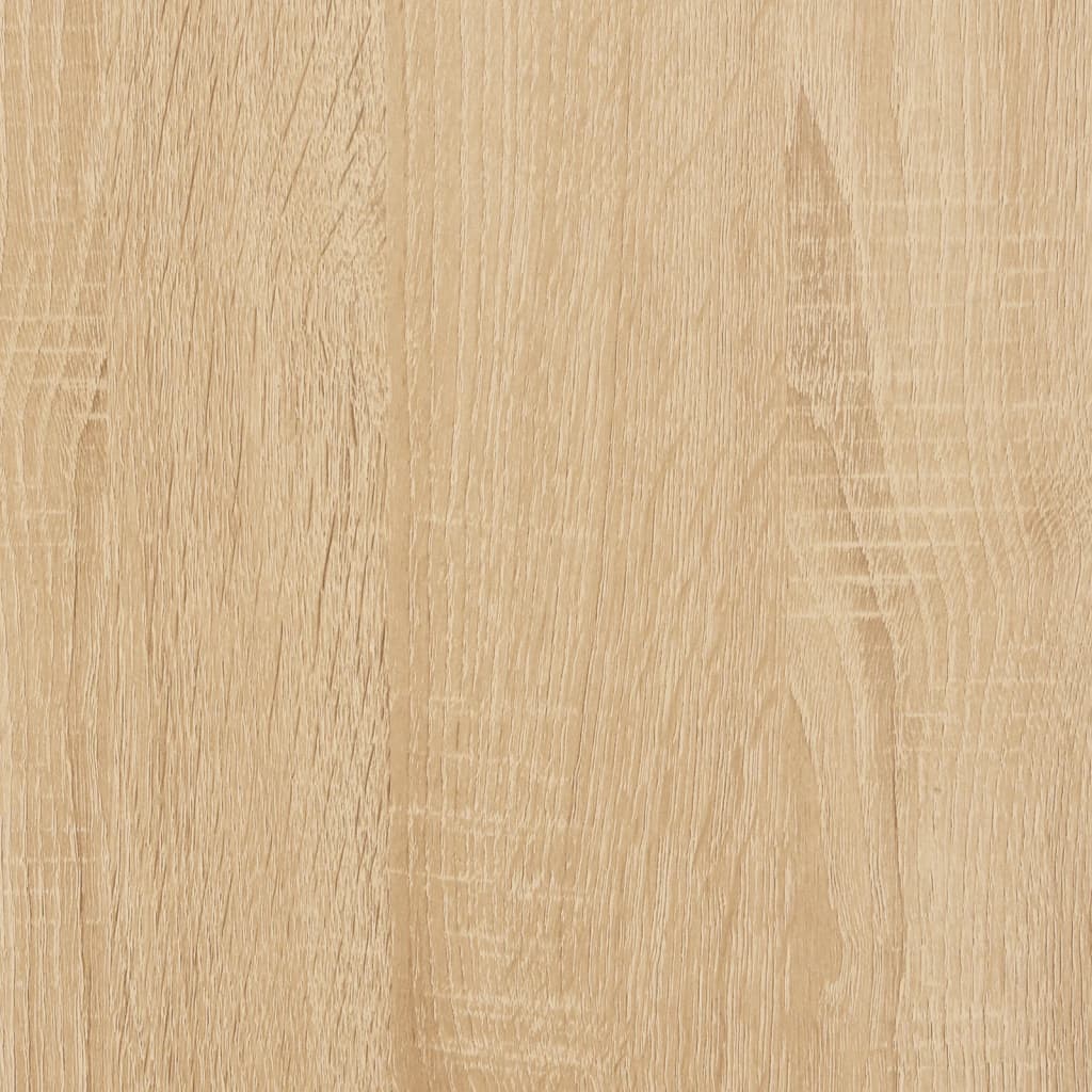 Scrivania Rovere Sonoma 100x50x75 cm Legno Multistrato e Ferro 826720