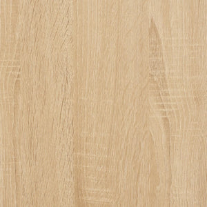 Scrivania Rovere Sonoma 100x50x75 cm Legno Multistrato e Ferro 826720