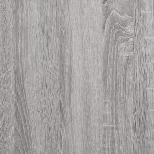 Scrivania Grigio Sonoma 100x50x75 cm Legno Multistrato e Ferro 826722