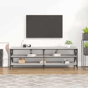 Mobile Porta TV Grigio Sonoma 160x40x50 cm in Legno Multistratocod mxl 127686