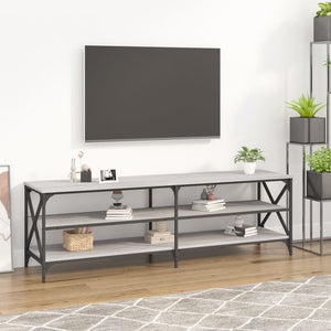 Mobile Porta TV Grigio Sonoma 160x40x50 cm in Legno Multistratocod mxl 127686