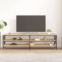 Mobile Porta TV Rovere Sonoma 180x40x50 cm in Legno Multistratocod mxl 103424