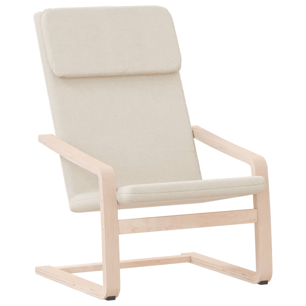 Sedia Relax Crema in Tessuto 351050