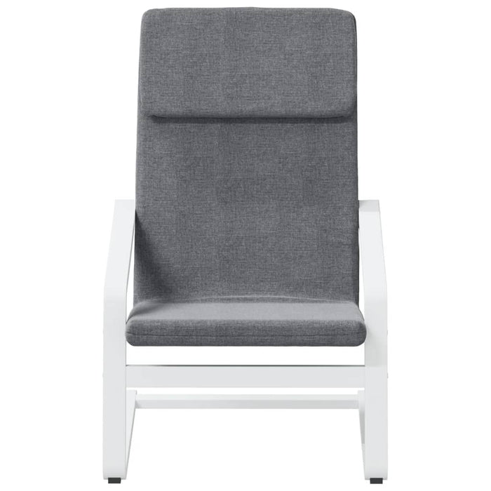 Sedia Relax Grigio Scuro in Tessuto 351053