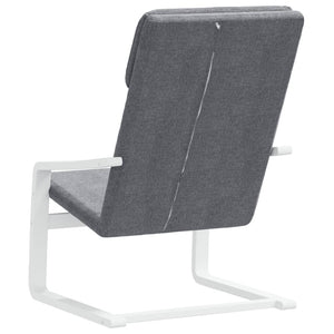 Sedia Relax Grigio Scuro in Tessuto 351053