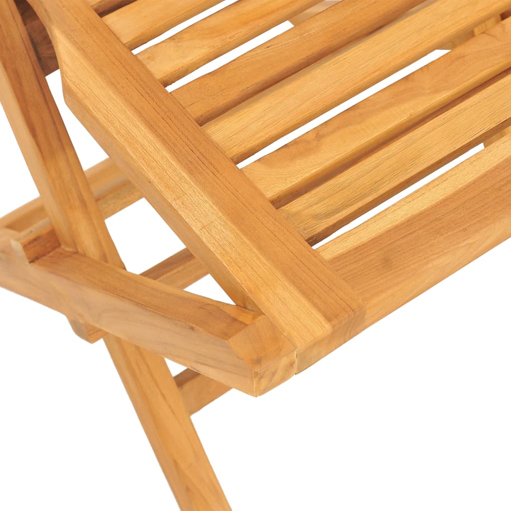 Set da Pranzo per Giardino 5 pz in Legno Massello di Teak 3154999