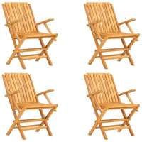 Set da Pranzo per Giardino 5 pz in Legno Massello di Teak 3155005