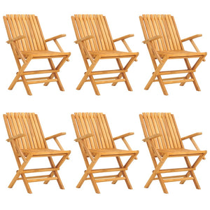 Set da Pranzo da Giardino 7 pz in Legno Massello di Teak 3155006