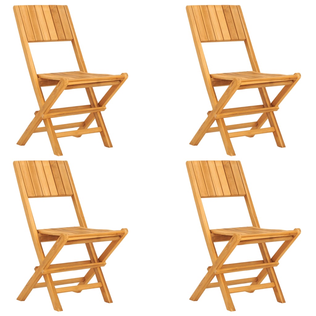 Set da Pranzo per Giardino 5 pz in Legno Massello di Teak 3155007