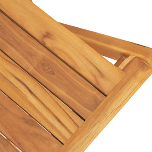 Set da Pranzo per Giardino 5 pz in Legno Massello di Teak 3155007