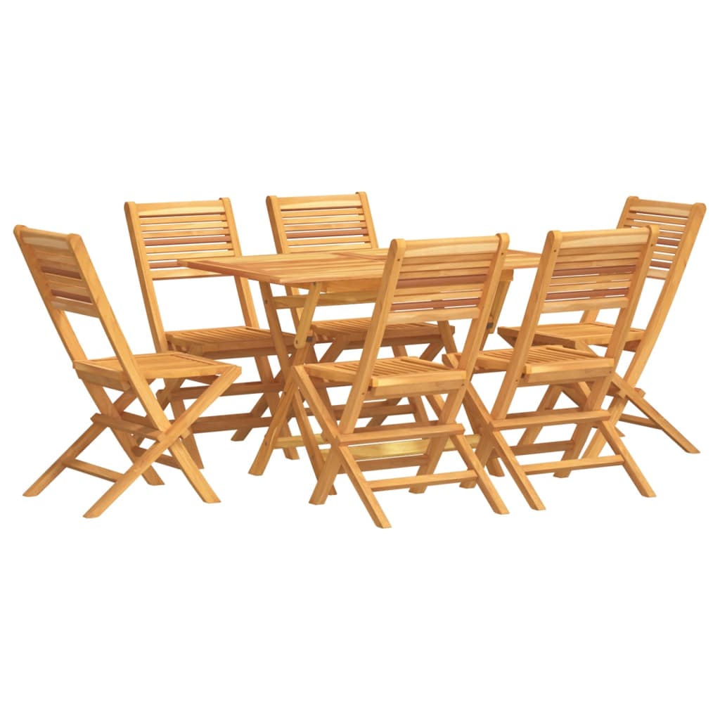 Set da Pranzo da Giardino 7 pz in Legno Massello di Teakcod mxl 100232