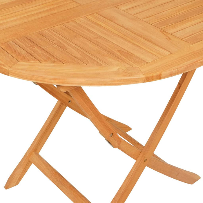 Set da Pranzo per Giardino 5 pz in Legno Massello di Teak 3155016