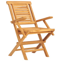 Set da Pranzo per Giardino 5 pz in Legno Massello di Teak 3155035