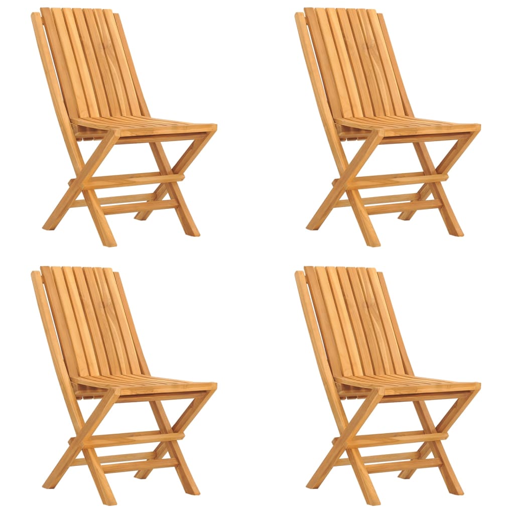 Set da Pranzo per Giardino 5 pz in Legno Massello di Teak 3155036