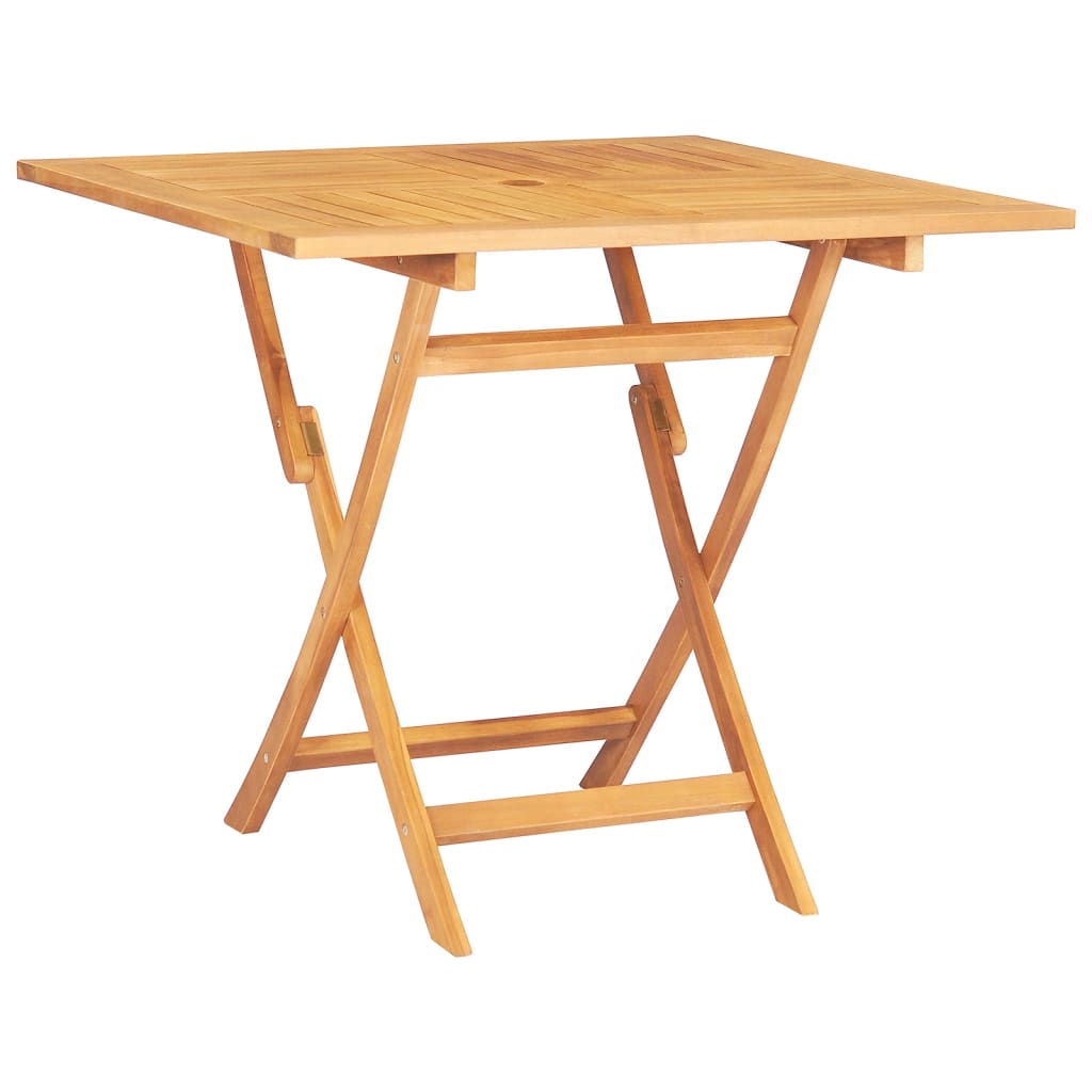 Set da Pranzo per Giardino 5 pz in Legno Massello di Teak 3155036