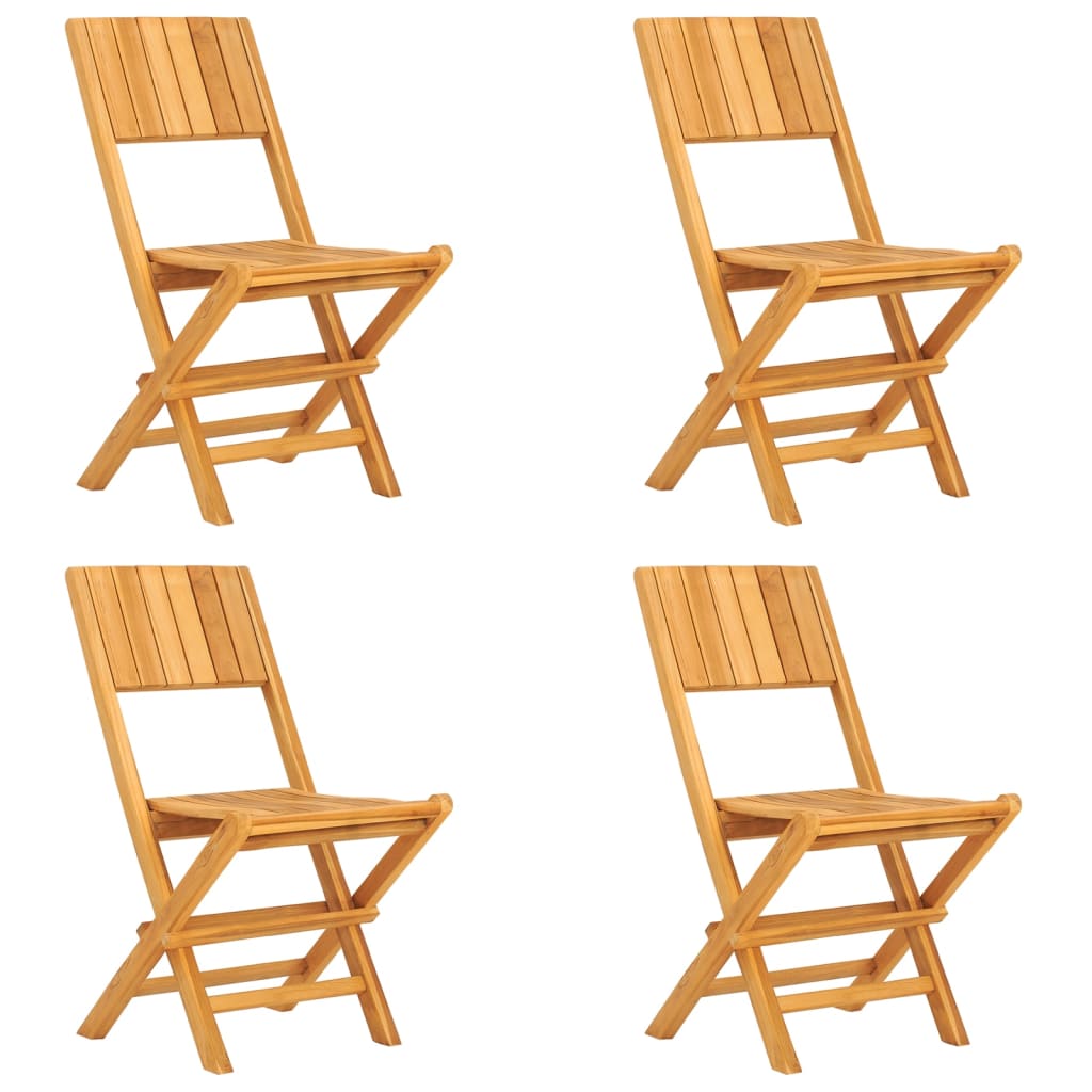 Set da Pranzo per Giardino 5 pz in Legno Massello di Teak 3155038