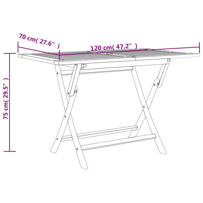 Set da Pranzo da Giardino 7 pz Grigio in Legno Massello di Teak 3155044