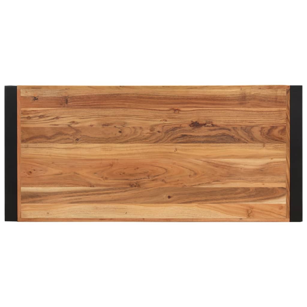 Tavolino da Salotto 120x55x40 cm in Legno Massello di Acacia 352307