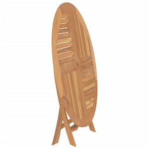 Tavolo da Giardino Pieghevole Ø110x75 cm Legno Massello di Teak 362618