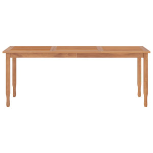 Tavolo da Pranzo da Giardino 200x90x75cm Legno Massello di Teak 362624