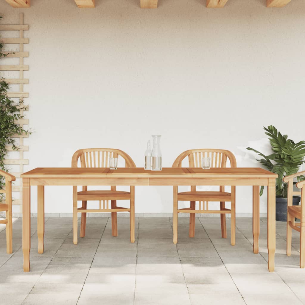 Tavolo da Pranzo da Giardino 200x90x75cm Legno Massello di Teak 362624