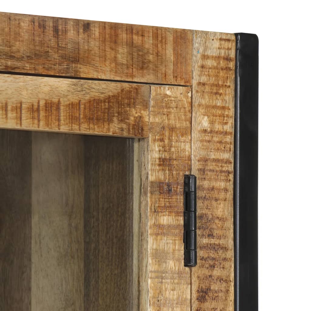 Credenza 100x40x175 cm in Legno Grezzo Massello di Mango 351709