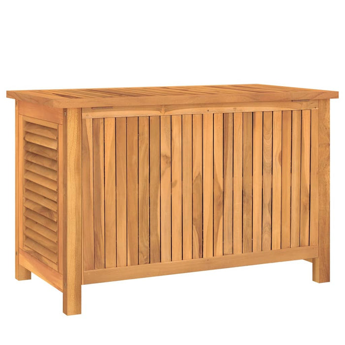 Contenitore Giardino con Borsa 90x50x58cm Legno Massello Teak 363270