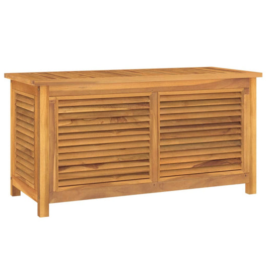 Contenitore Giardino con Borsa 114x50x58cm Legno Massello Teak 363271