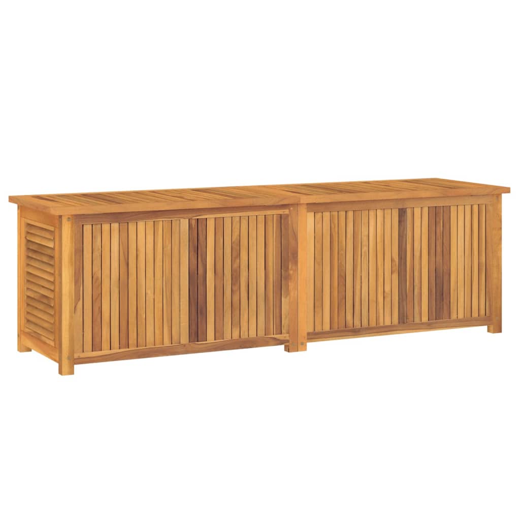 Contenitore Giardino con Borsa 175x50x53cm Legno Massello Teak 363273