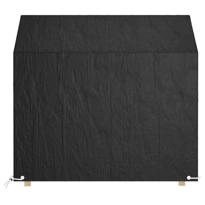 Copri Panca da Giardino 8 Occhielli 130x70x70/88 cm Polietilene 319338