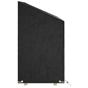 Copri Panca da Giardino 8 Occhielli 130x70x70/88 cm Polietilene 319338