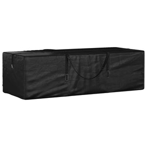 Borsa Porta Cuscini da Giardino Nera 135x40x55 cm Polietilenecod mxl 70530