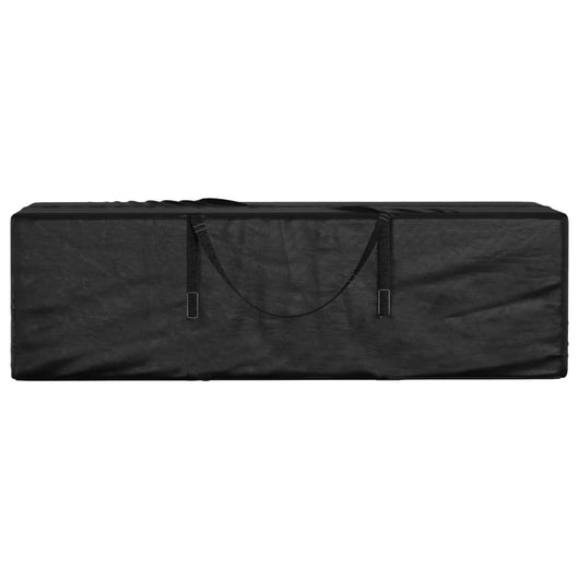 Borsa Porta Cuscini da Giardino Nera 135x40x55 cm Polietilene 319345