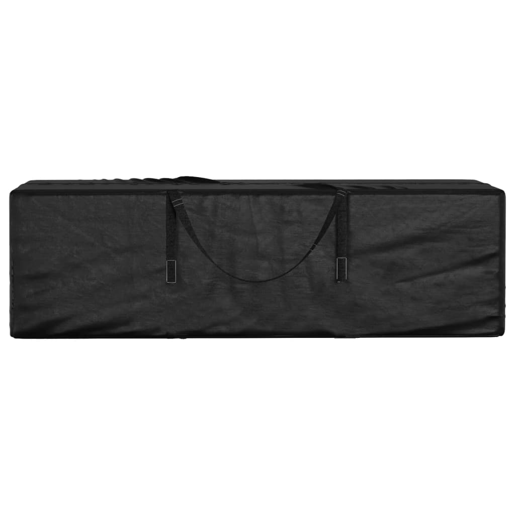 Borsa Porta Cuscini da Giardino Nera 135x40x55 cm Polietilenecod mxl 70530