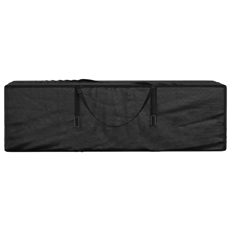 Borsa Porta Cuscini da Giardino Nera 135x40x55 cm Polietilenecod mxl 70530