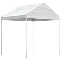 Gazebo con Tetto Bianco 6,69x2,28x2,69 m in Polietilenecod mxl 100325