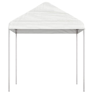 Gazebo con Tetto Bianco 6,69x2,28x2,69 m in Polietilenecod mxl 100325