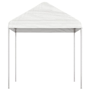 Gazebo con Tetto Bianco 8,92x2,28x2,69 m in Polietilenecod mxl 124274