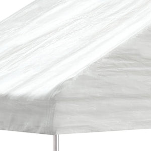 Gazebo con Tetto Bianco 11,15x5,88x3,75 m in Polietilene 3155521