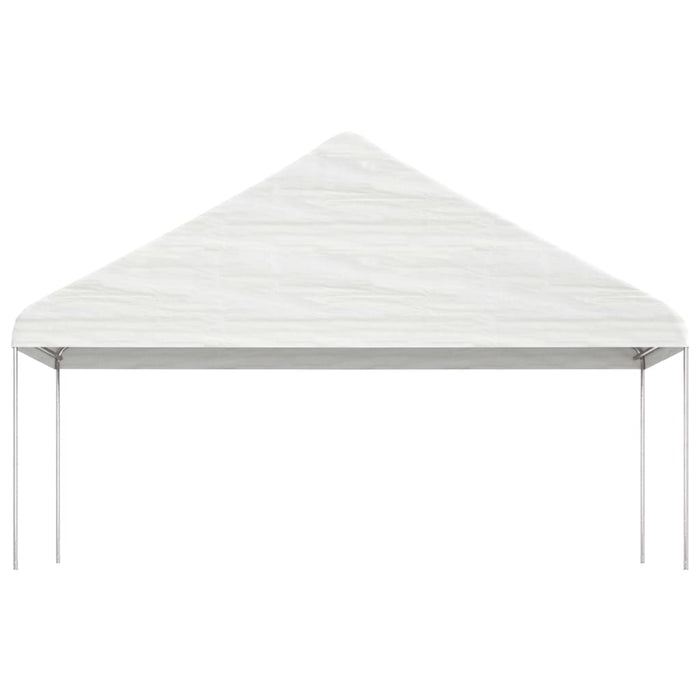 Gazebo con Tetto Bianco 20,07x5,88x3,75 m in Polietilenecod mxl 124310