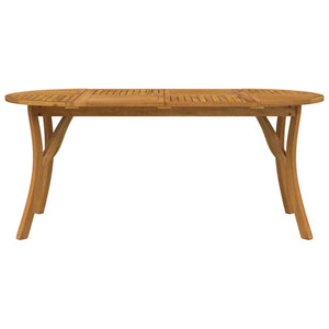 Tavolo da Giardino 200x90x75 cm Legno Massello di Acaciacod mxl 80315